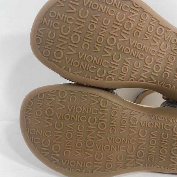 Vionic Alita Sandal Snakeskin Size 5 - Picture 9 of 10